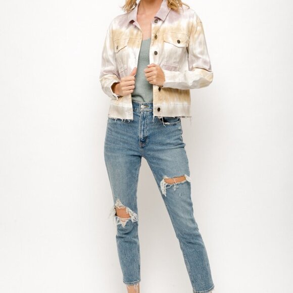 MYSTREE TYE DYE TRUCKER JACKET - Picture 4 of 8